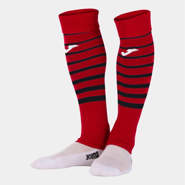 Stock Premier II  Footless Socks - Red Thumbnail